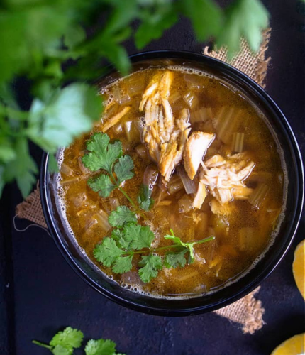 Chicken Coriander Pepper Soup