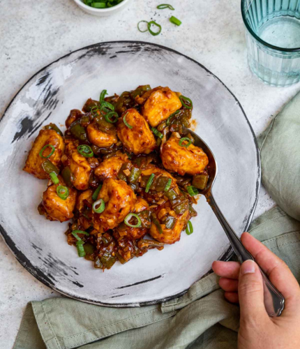 Paneer Manchurian Dry