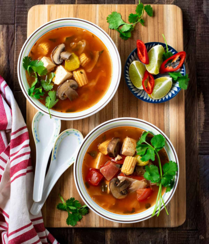 Veg Tom Yum Soup