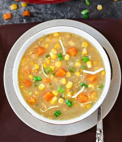 Veg Sweet Corn Soup