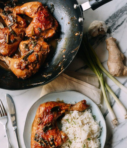 Oyster Pan Chicken