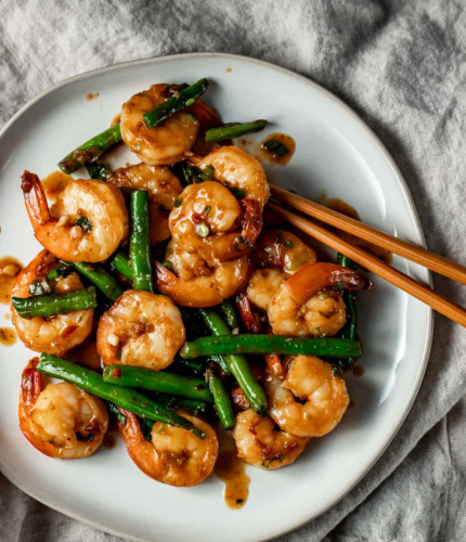 Prawns in Hunan Sauce