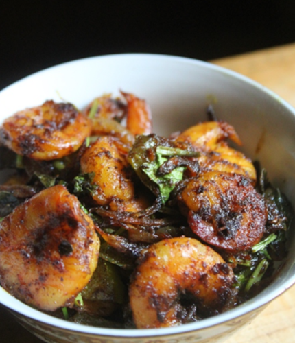 Black Pepper Prawns