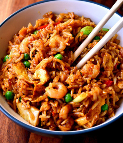 Prawns Singapore Rice