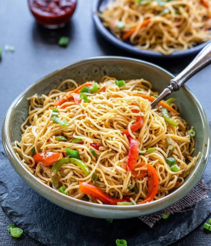 Chicken Chilly Garlic Noodles