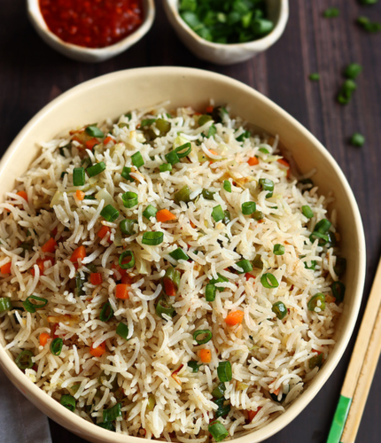 Veg Chilly Garlic Fried Rice