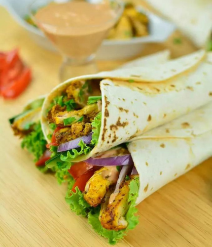 Paneer Peri Peri Shawarma