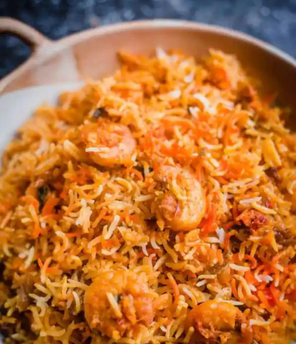 Prawns Dum Biryani