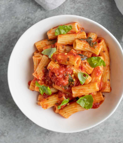 Veg Arrabiata Pasta