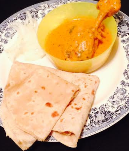 Butter Chicken With 2 Rumali Roti