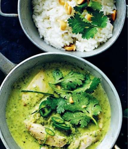 Chicken Green Thai Curry Rice