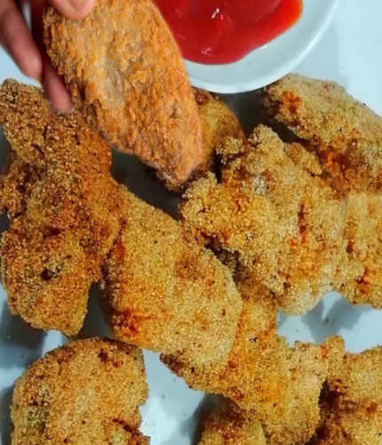 Chicken Rava Tawa Fry